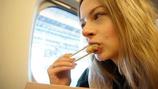 Taking the Japanese Shinkansen from Tokyo and enjoying bento【Japan Life】 [upl. by Kiona]