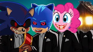 SonicEXE amp Pj MasksEXE amp My Little PonyEXE House Head  Coffin Dance Astronomia cover [upl. by Alahcim969]