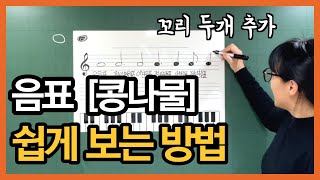 악보 보는 법 음표박자음길이리듬 배우고 읽기 연습 같이 해요 [upl. by Tolliver]