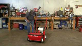 Turning the Classen Turf Seeder for Rental Use [upl. by Gnouh]