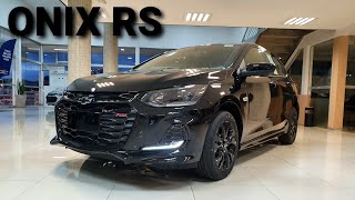 Chevrolet Onix RS Turbo 2021  Em detalhes [upl. by Eelarol16]