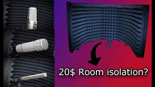 Testing 20 Microphone Shield on different microphones Actually useful [upl. by Otreblaug]