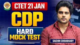 CTET 21 JAN CDP Hard Mock Test by Sachin choudhary live 8pm [upl. by Cort]