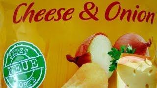 Cheese amp Onion Potato Chips  Crusti Croc LIDL [upl. by Lilhak]