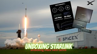 Unboxing StarLink  Preparese para navegar pelas estrelas digitais 🚀🌐✨ [upl. by Uy]