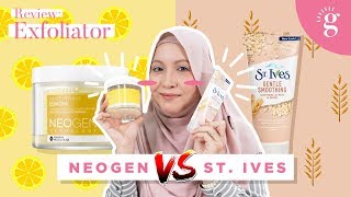 Review Exfoliator Neogen VS ST Ives Mana satu lebih baik [upl. by Milks767]