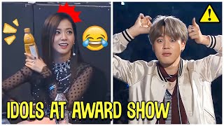 Funny Kpop Idols Being Extra At Award Show [upl. by Eiram]