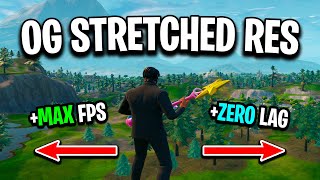 How To Get STRETCHED RESOLUTION in Fortnite OG Best Stretched Resolution [upl. by Eolanda]