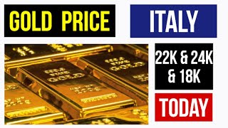 GOLD PRICES IN ITALY 23 JULY 2024 XAUEUR [upl. by Raddy]