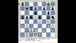 Nielsen Peter Heine vs Siklosi Zoltan  Kecskemet Chess 1990 Hungary [upl. by Wood]