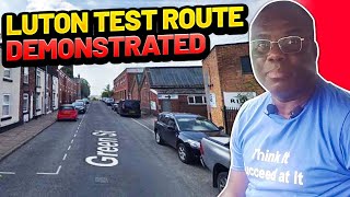 Luton Test Route Demonstrated  With Hints amp Tips  Driving Theory UK [upl. by Heber]