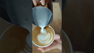 Latte Art Practice  Rosetta 20241028 [upl. by Fernandes597]