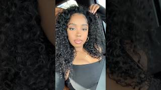 Curly Hair Tutorial hairtutorial curlyhair grwm [upl. by Ibbie]