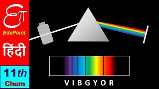 🔴 ABSORPTION and EMISSION SPECTRA  ATOMIC SPECTRA  in Hindi for Class 11 Chemistry [upl. by Eceinahs202]