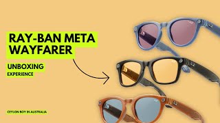 RAYBAN META WAYFARER UNBOXING EXPERIENCE [upl. by Arihday]