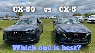 2024 MAZDA CX5 VS MAZDA CX50 SELECT TRIMS [upl. by Nalyd]