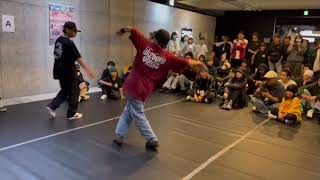 AOMORI TOP BBOYS 17th anniversary U15 Top8 HARUTO VS RINO [upl. by Lardner]