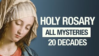 Rosary All Mysteries 20 Decades [upl. by Imefulo972]