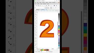 Text effect in CorelDRAW  PowerClip in CorelDRAW logodesign textstyle coreldrawtutorial [upl. by Rebba]