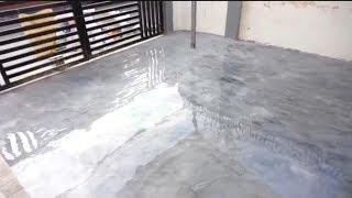 METALLIC EPOXY GARAGE PHILIPPINES METALLIC EPOXY FLOOR PHILIPPINES [upl. by Newmann]