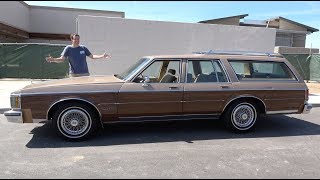 The Oldsmobile Custom Cruiser Is an OldSchool Family Wagon [upl. by Urbano]