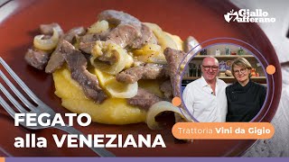 FEGATO alla VENEZIANA  la RICETTA TRADIZIONALE della Trattoria Vini da Gigio🤤🍴 [upl. by Hay]