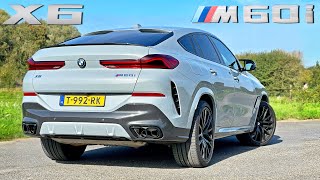 2024 BMW X6 M60i  REVIEW on AUTOBAHN [upl. by Nod]