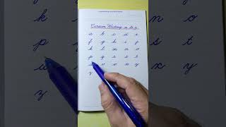 How to write English small letters  Cursive writing a to z  Cursive handwriting practice  abcd [upl. by Neil]