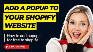 How to add popup to Shopify 2023  Pop Convert Shopify [upl. by Kinney328]