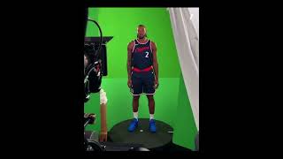 Kawhi Leonard looking VERY EXCITED at NBA Media Day😀😀 nba [upl. by Fugazy864]