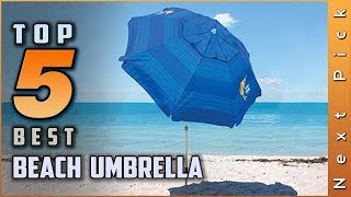 Top 5 Best Beach Umbrella Review in 2024 [upl. by Akedijn]