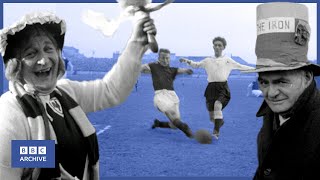 1952 FA Cup SCUNTHORPE Prepare for SPURS  Newsreel  Classic Sport  BBC Archive [upl. by Ahsyekat]