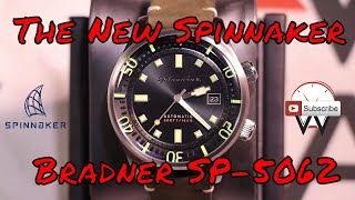 Spinnaker Bradner SP5062 Dive Watch Review from Spinnaker Watches [upl. by Eanert]