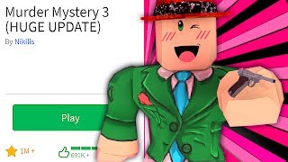 THE NEW MURDER MYSTERY 3 ROBLOX GAME [upl. by Nirej]