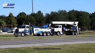 Truckspotting Peterbilt Heavy Duty Wrecker 100624 [upl. by Tengler392]