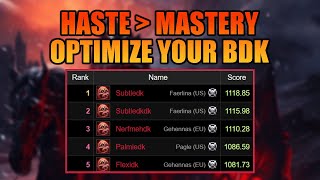 Haste The Optimal Way to Play Blood DK  Phase 1 BIS  Cata Classic [upl. by Earlie570]