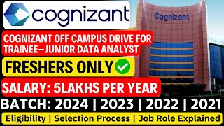 Cognizant Recruitment 2024  Job Vacancy 2024  Job Vacancy 2023  Biggest Off campus Drive [upl. by Nomed]