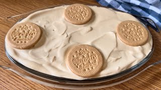 Postre de galletas Marias con 3 ingredientes [upl. by Eerized298]