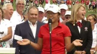 2012 CN Canadian Womens Open  Closing Ceremonies [upl. by Aerdnahc]