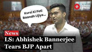 Heated Exchange in Lok Sabha TMCs Abhishek Banerjee Brings Demonetisation Farm Laws And More [upl. by Suolekcin437]