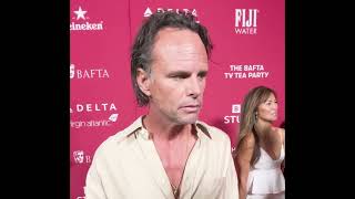 Walton Goggins Fallout on 2024 BAFTA North Americas TV Tea red carpet [upl. by Eiznekcam]