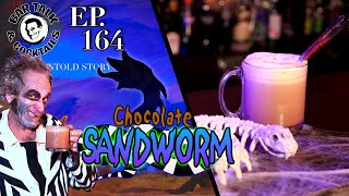 THE CHOCOLATE SANDWORM COCKTAIL Sandworms you hate em right HALLOWEEN BEETLEJUICE COCKTAILS [upl. by Akeem]