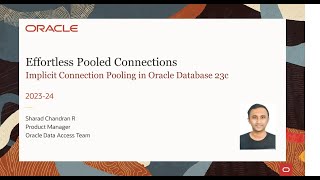 Effortless Connection Management with Implicit Pooling in Oracle Database 23c [upl. by Noed]