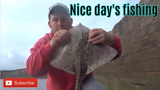 Fishing off Whitehaven Pier Fish caught [upl. by Mill]