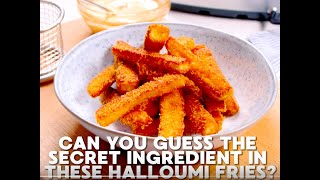 Halloumi Fries Recipe With Secret Ingredient  Good Housekeeping UK [upl. by Airemat]