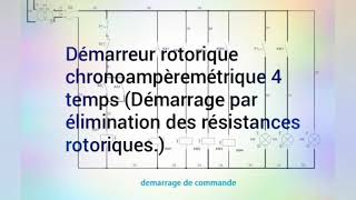 Fonctionnement Démarreur rotorique Démarrage par élimination des resistance [upl. by Esilec330]