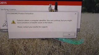 How to fix quotFailed to obtain a computer identifierquot SolidWorks Activation error disabled service [upl. by Tergram983]