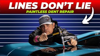 Mastering Paintless Dent Repair Line Reflection Techniques [upl. by Spaulding519]