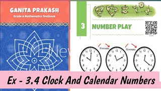 Exercise 34 Clock And Calendar Numbers  Class 6th Maths  Unit 3 Number Play  Ncert Ganit Prakash [upl. by Neerroc]