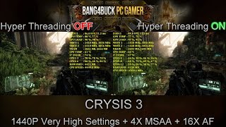 Is The Intel i7 5930K Faster In Gaming With Hyper Threading OFF [upl. by Antonie]